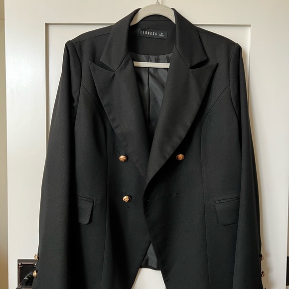Shopbop Lioness Blazer, black (XL) - Picture 5 of 10